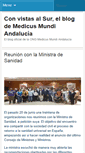 Mobile Screenshot of medicusmundiandalucia.es